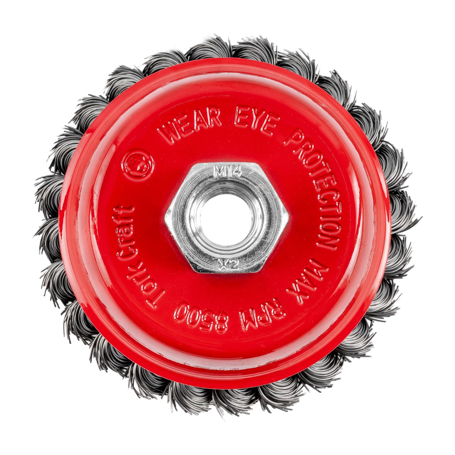 Wire Cup Brush Twisted 100mmxm14 Bulk